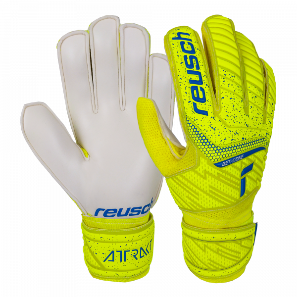 Reusch Attrakt Solid 5170515 2001 white blue yellow 1